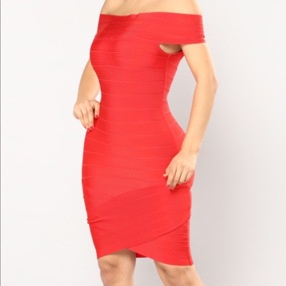 Fashion nova bandage dress NWT